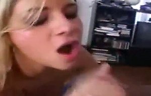  horny  blonde  double  teamed  by  two  black  cocks