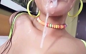 Intense anal and a facial ending with an asian girl