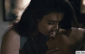 Cute lesbian couple Serena Blair and Adira Allure licking pussies