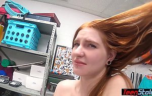 Red teen thief Jane Rogers interracial fucked by dirty BBC LP officer