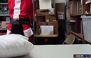 Santa cop fucked perfect Latina thief Katya Rodriguez in his dirty office