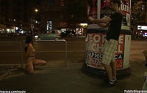 Romanian slave made to crawl in public