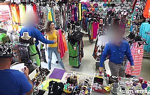Officer wants a lapdance from this shoplifter teen Anna Chambers