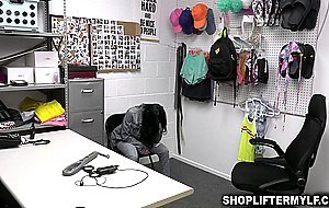 Officer getting permission to fuck this teen shoplifter from her mom