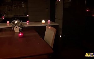 Japanese Couple Have a Romantic Sex After Candle Light Dinner