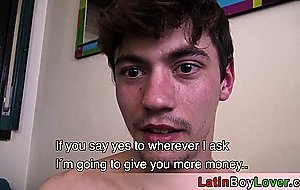 Cute unexperienced amateur latin teen fucked by a big dick