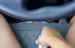Car masturbation almost caught