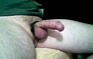 shooting a load of cum hands free with cock ring
