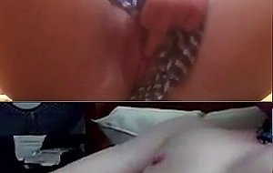 Big cumload for a busty teen on chat
