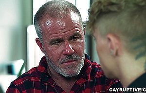 Dale Savage in a hot gay sex Scene with twink Harley Xavier