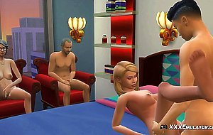 3D Family Orgy Cartoon Sex Animation