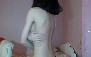 Korean girl strips on a webcam part 2