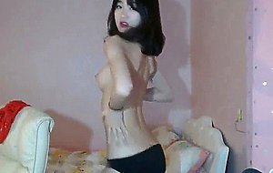 Korean girl strips on a webcam part 2