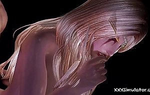 3D Blonde Fantasy Game Girl Animation Sex