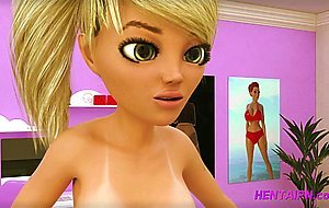Shemale Daughter Fucks Mom 3D Family Sex