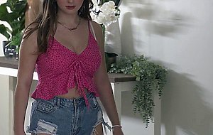 My teen big tits girlfriend is so hot but I want wet petite stepsister