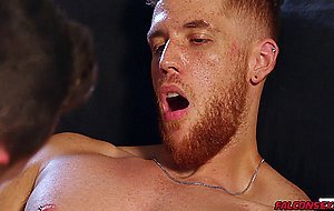 Chris was looking VERY hot stroking that ginger cock