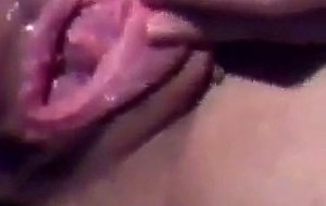 Hot Sexy Stepsister masturbating up close