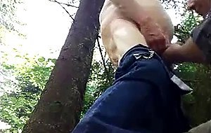 Blowjob in the wood - saltarg