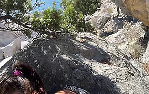 Fit Tanned Hot Girl Sex In Mountains Russian Sex