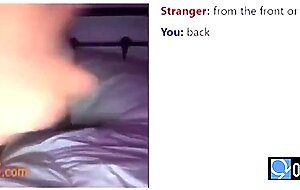 Young Sexy Latina teen Bends Over on Omegle