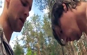 Outdoor group anal loving