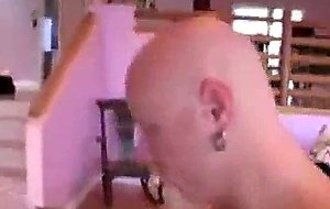 Hardcore anal fucking with bald lover
