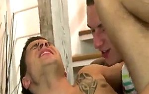 Uncut stud gets his cock sucked and fucked bareback