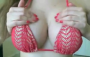 Red bikini joi