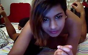 Ethnic camgirl fucked by bbc