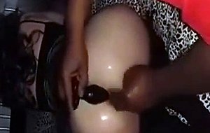 Asshole fingered by a sweet black dude