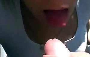 Outside oral sex with dirty gf