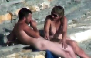 She gets her pussy destroyed on the beach