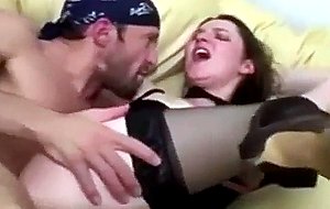 Cute french milf loves fucked in pussy and ass