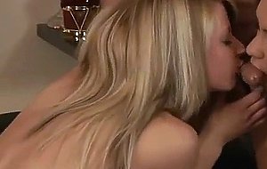 Skinny blonde teen and her tall bestie taking dick from behind