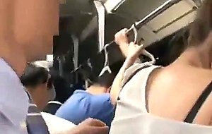 Innocent girl groped to orgasm on a bus