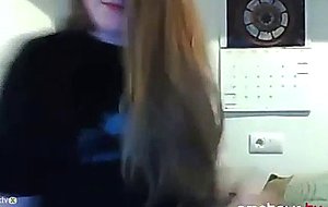 Teen showing her boobs on webcam