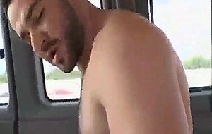 Hairy muscled stud fucked by big cock