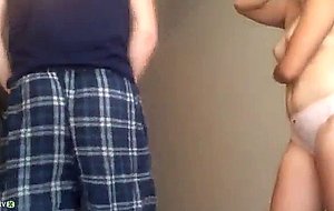 College blonde standing up fuck and facial