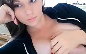 Sozinha striping and teasing on webcam