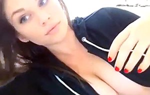 Sozinha striping and teasing on webcam