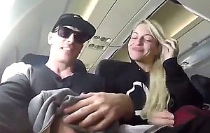 Blowjob on an airplane