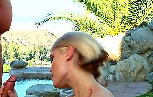 Outdoor fuck with slim small titty blonde Ash Hollywood