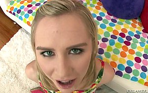 Kelly Klass takes huge dick in her eager mouth